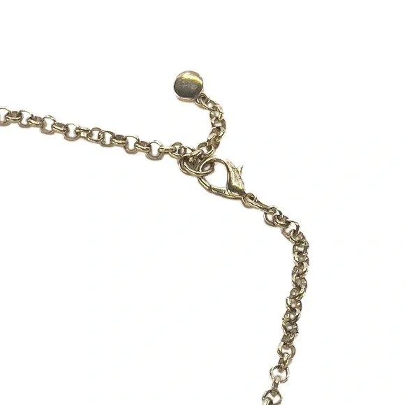 Black and Gold Jeweled Necklace - Picture 3 of 4